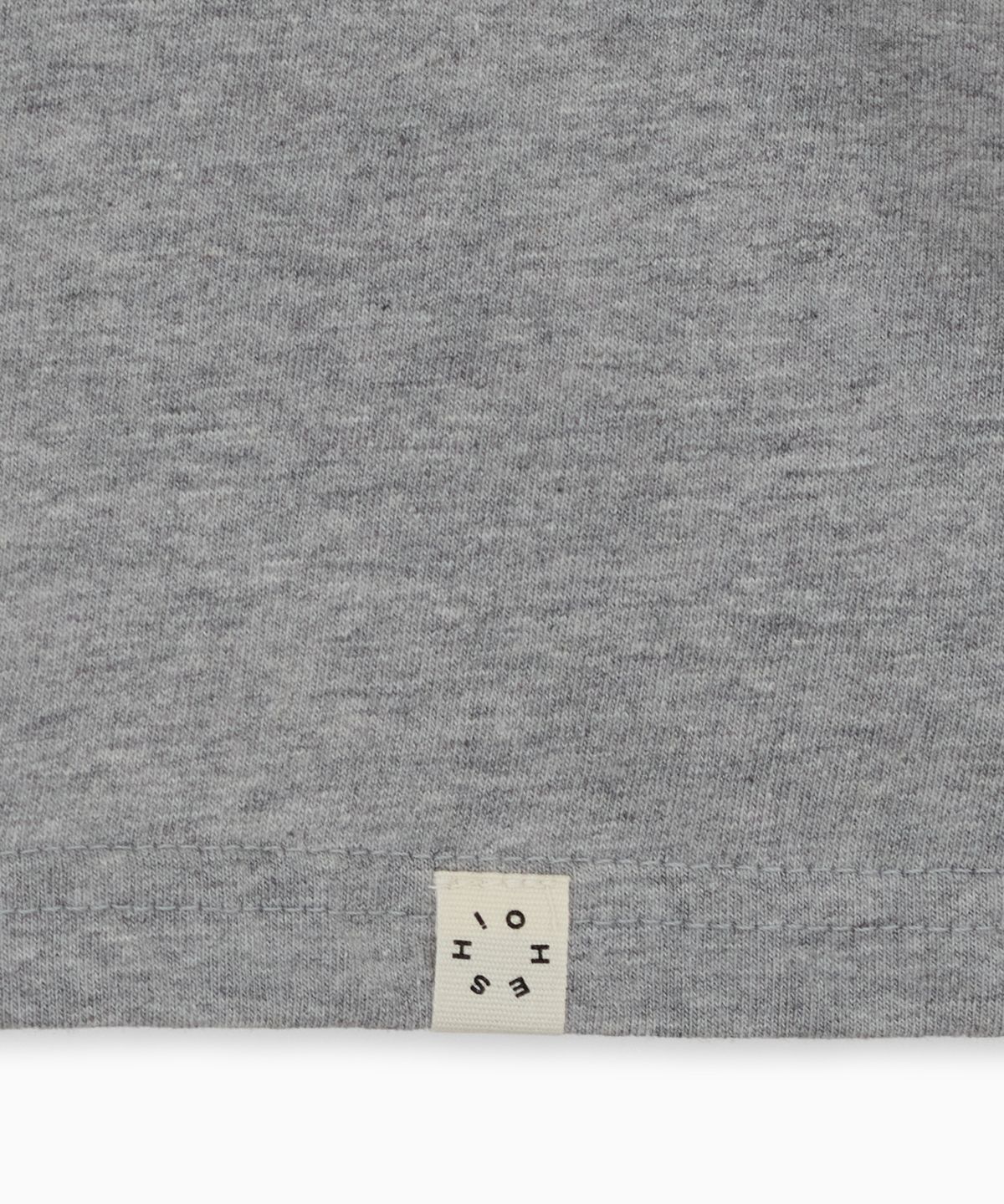 오헤시오(OHESHIO) APPLE RAGLAN OVER FIT LONG SLEEVE, GRAY