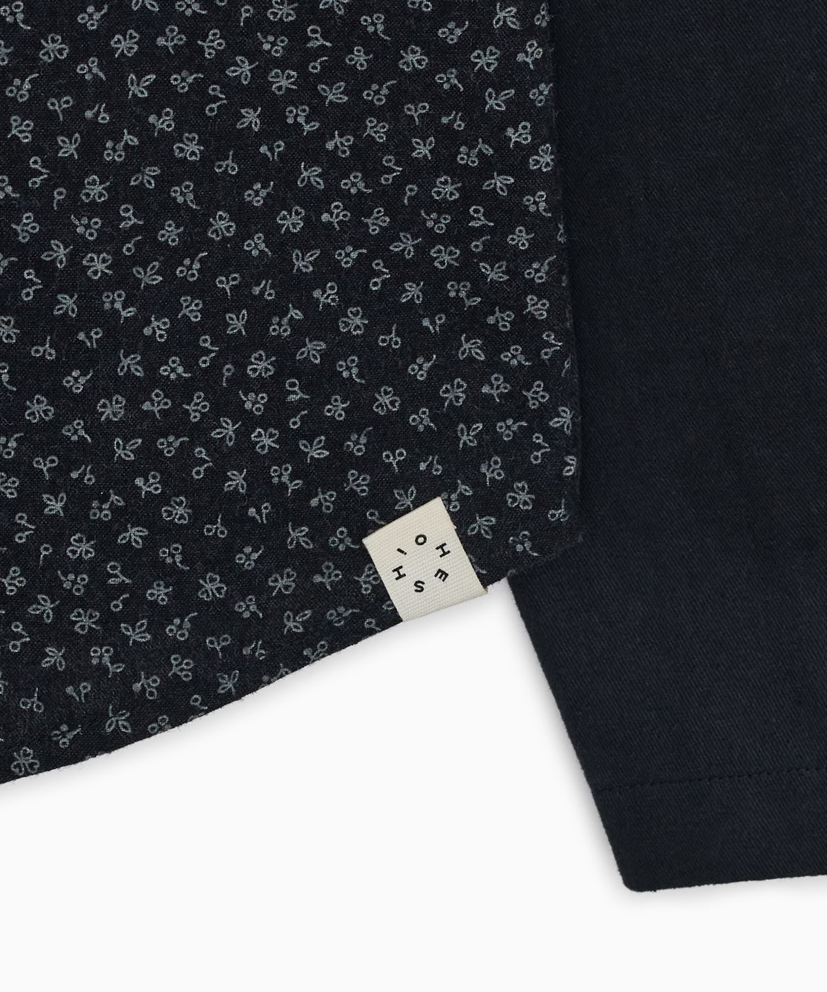 오헤시오(OHESHIO) PATTERN MIX COLLAR SHIRT, FLORAL
