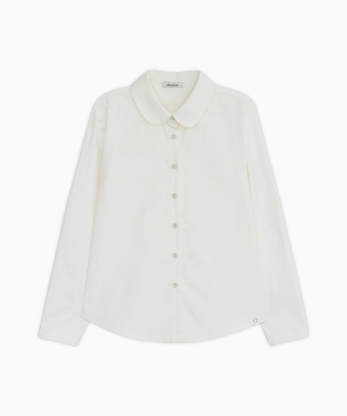 오헤시오(OHESHIO) PATTERN MIX COLLAR SHIRT, CORDUROY