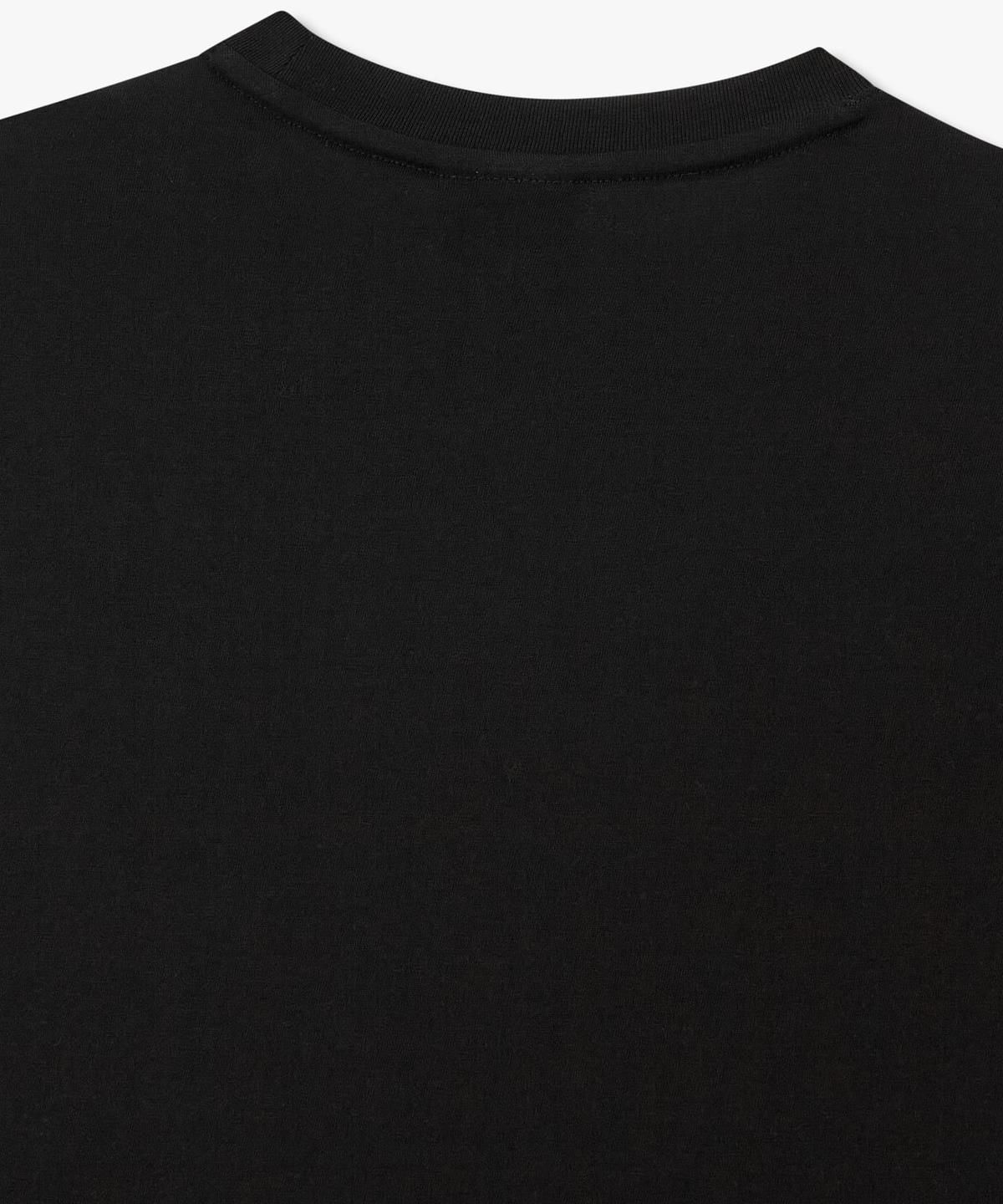 아르마니 익스체인지(ARMANI EXCHANGE) 남성 프론트 스트라이프 티셔츠 _블랙_A416130005