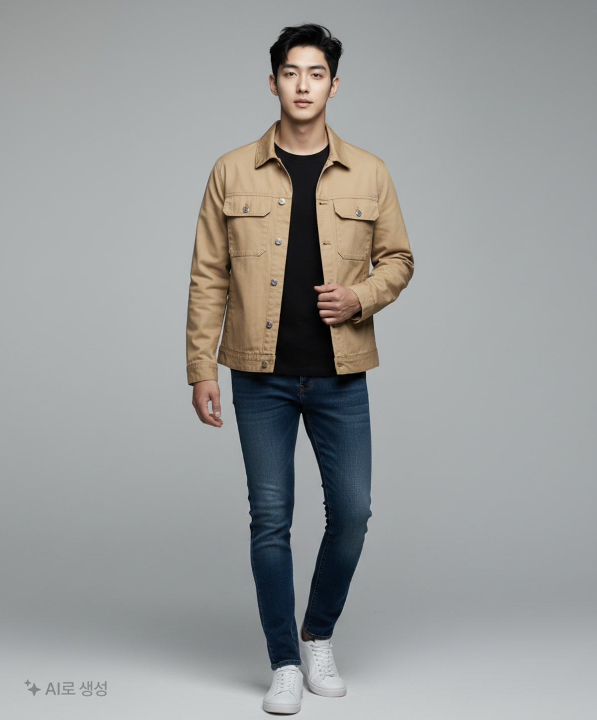 스파오(SPAO) 데님/트러커 재킷 S