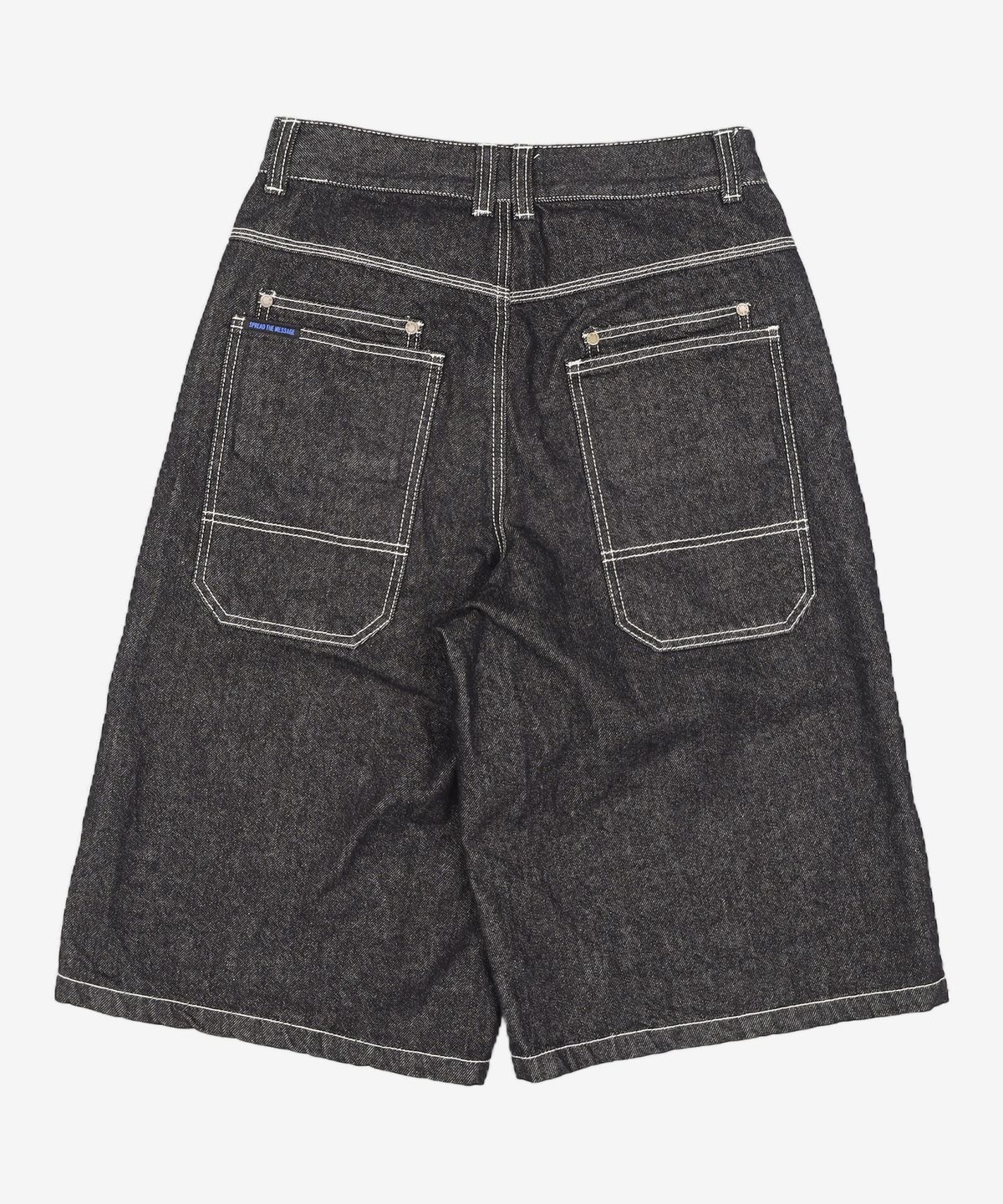브라운브레스(BROWNBREATH) DENIM BERMUDA PANTS - BLACK S