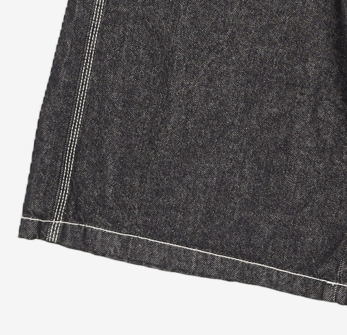 브라운브레스(BROWNBREATH) DENIM BERMUDA PANTS - BLACK S