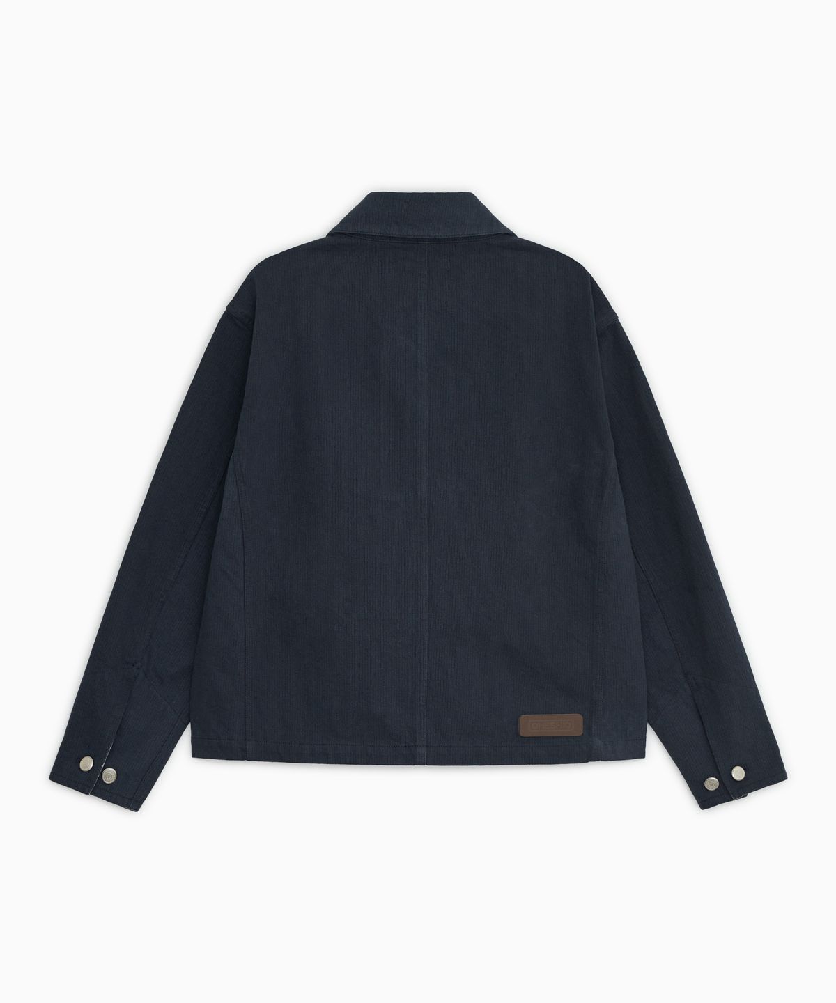 오헤시오(OHESHIO) ROUND COLLAR COTTON JACKET, NAVY