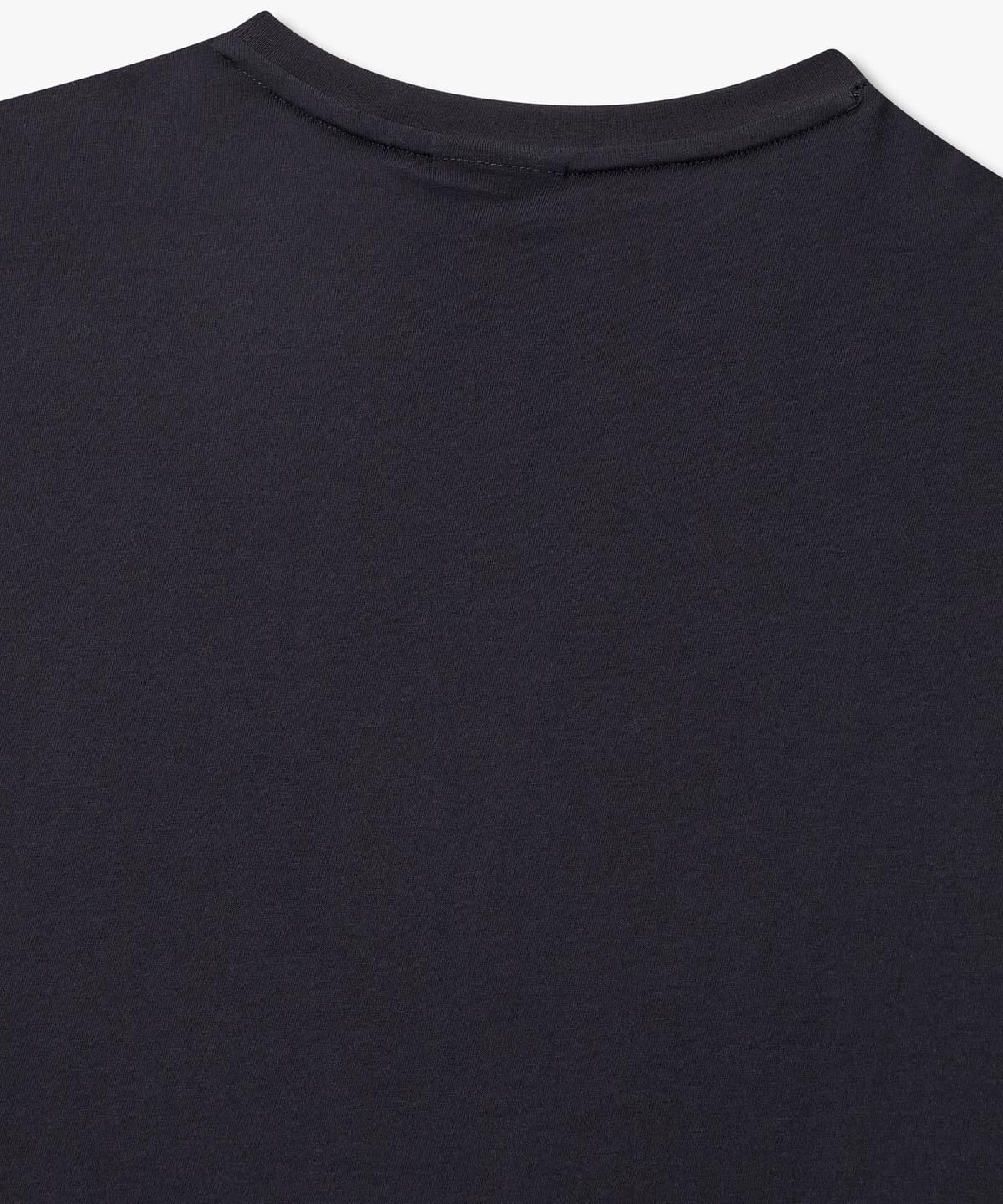 아르마니 익스체인지(ARMANI EXCHANGE) 남성 AX 키링 그래픽 숏 슬리브 티셔츠 _다크 네이비_A416130045