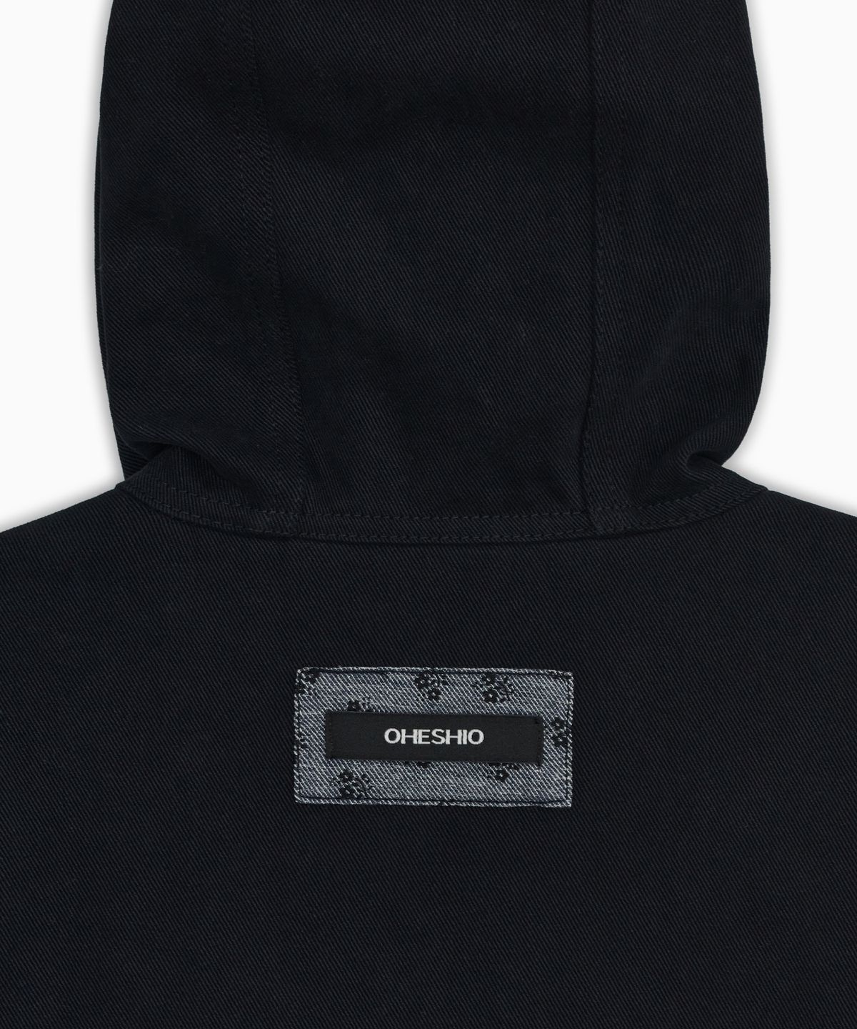 오헤시오(OHESHIO) VINTAGE FLORAL HOODED JACKET, NAVY