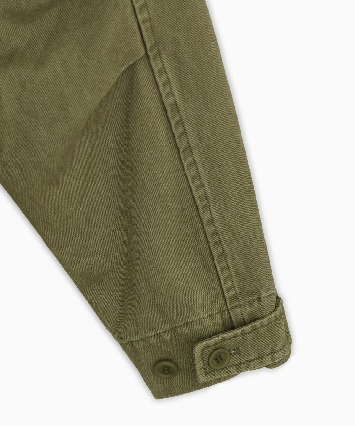 오헤시오(OHESHIO) STAR FLORAL WASHED COTTON JACKET, OLIVE