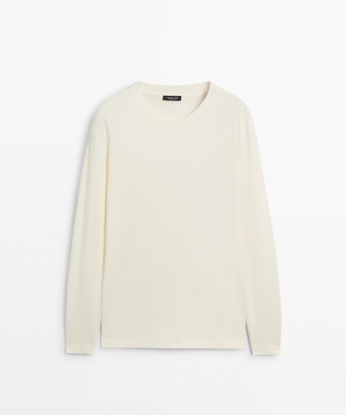 마시모두띠(MASSIMO DUTTI) 100% 코튼 긴소매 티셔츠