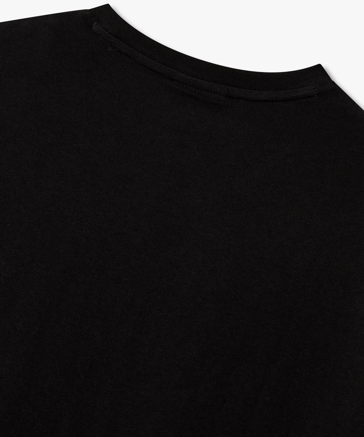 아르마니 익스체인지(ARMANI EXCHANGE) 남성 스크립트 로고 티셔츠 _블랙_A416130909