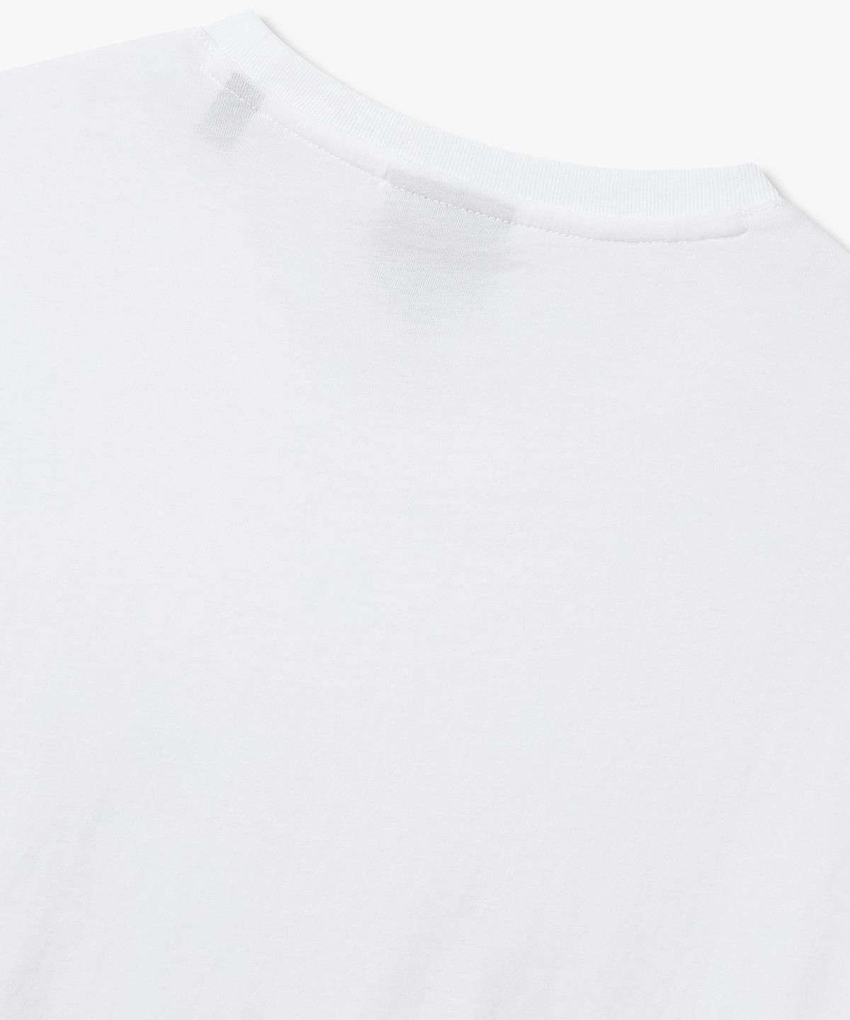 아르마니 익스체인지(ARMANI EXCHANGE) 남성 빅 로고 프린트 티셔츠 _화이트_A416130906