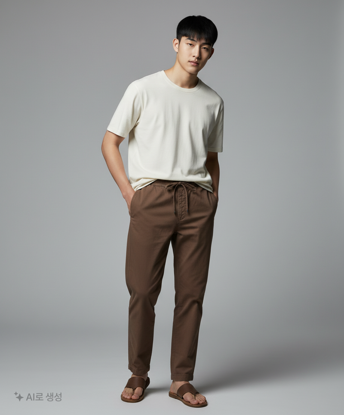 유니클로(UNIQLO) 코튼 팬츠 S