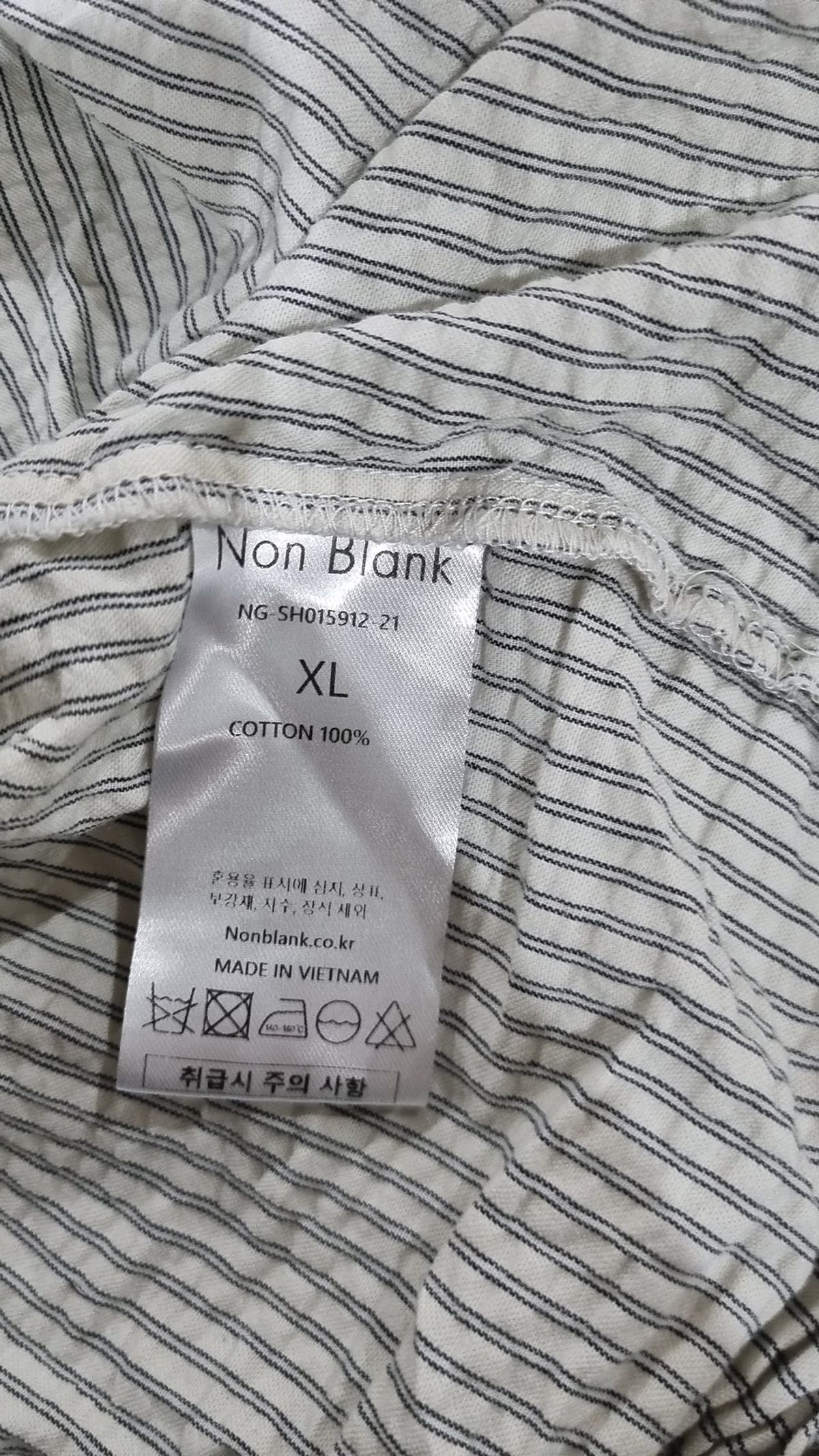 넌블랭크(NONBLANK) 캐주얼 셔츠 XL