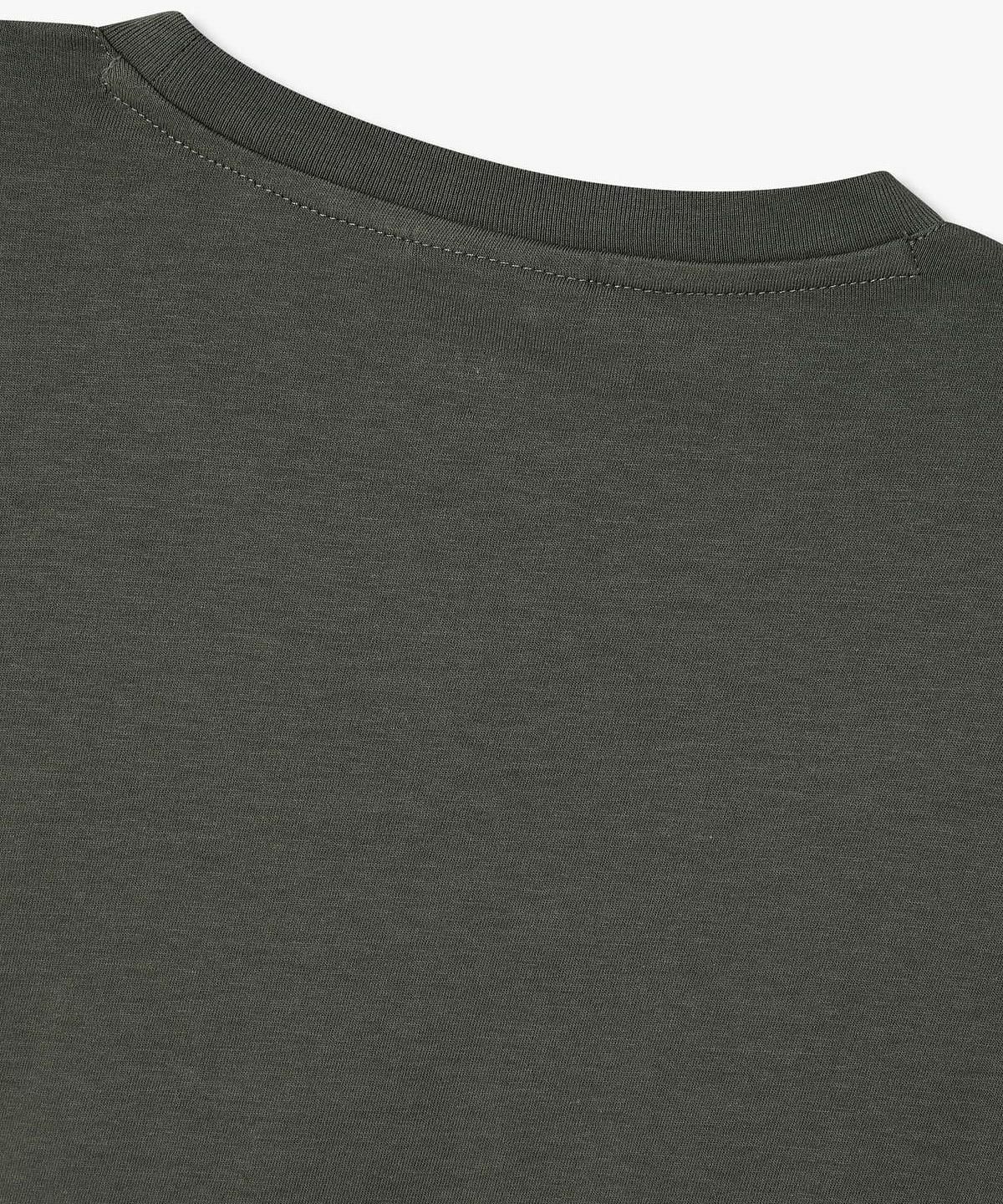 아르마니 익스체인지(ARMANI EXCHANGE) 남성 시그니처 로고 티셔츠 _다크 그린_A416130042