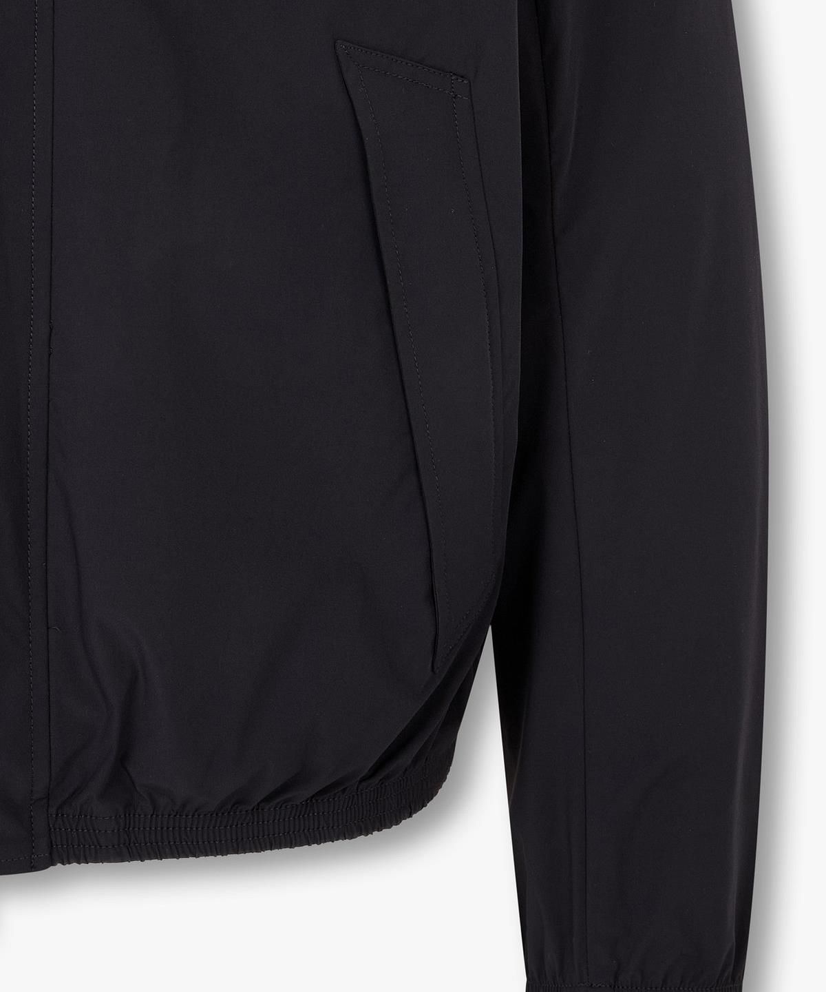 아르마니 익스체인지(ARMANI EXCHANGE) 남성 스트레치 스토퍼 후디드 자켓 _블랙_A415110006