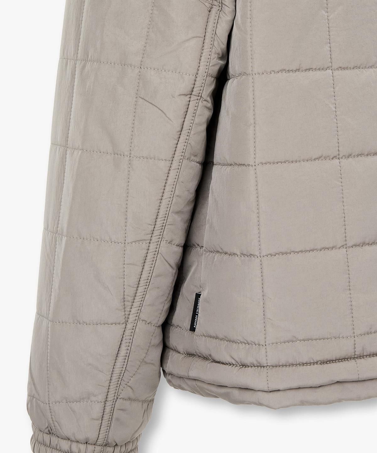 아르마니 익스체인지(ARMANI EXCHANGE) 남성 나일론 스퀘어 퀼팅 블루종 _토프_A416110003