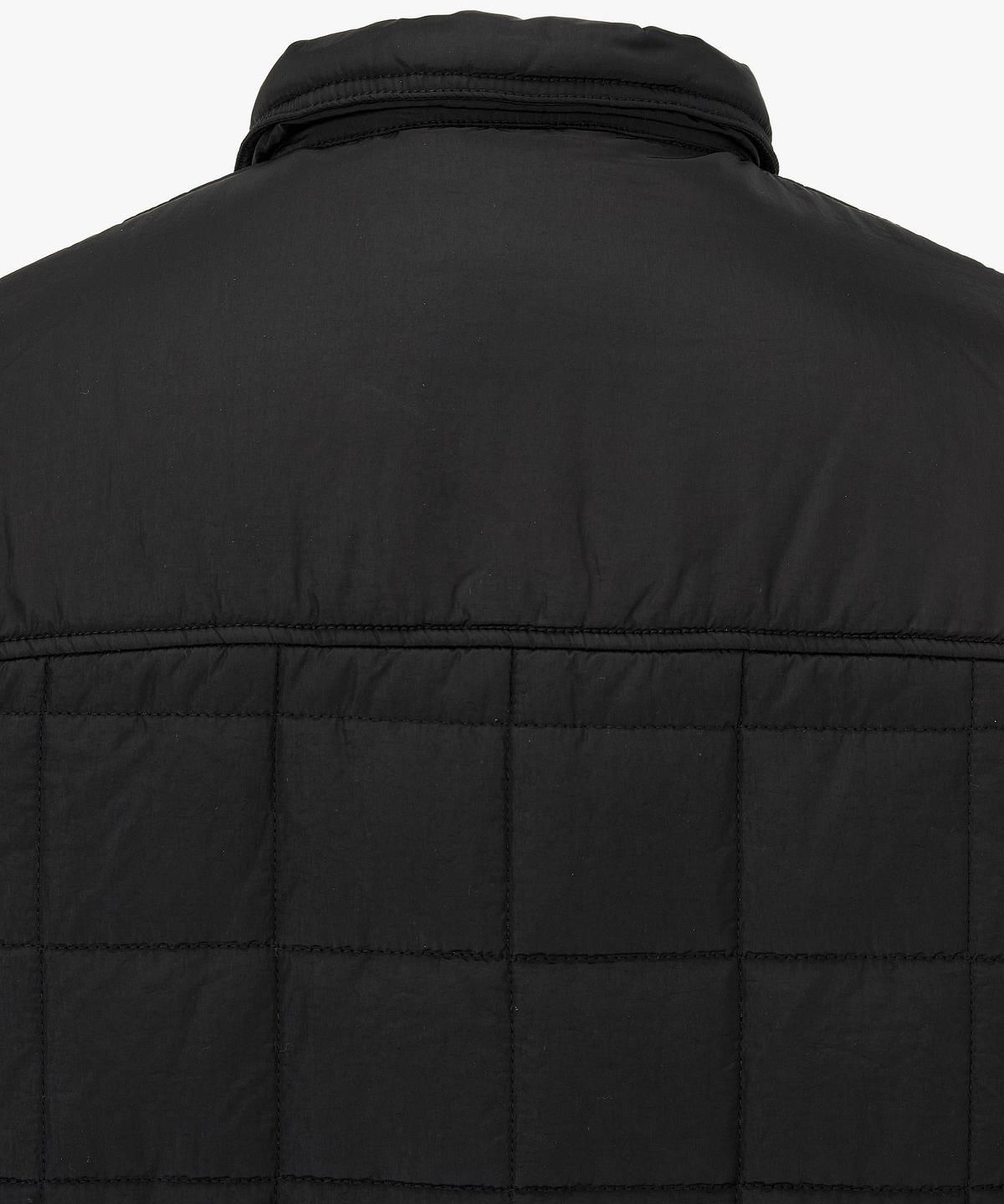 아르마니 익스체인지(ARMANI EXCHANGE) 남성 나일론 스퀘어 퀼팅 블루종 _블랙_A416110004