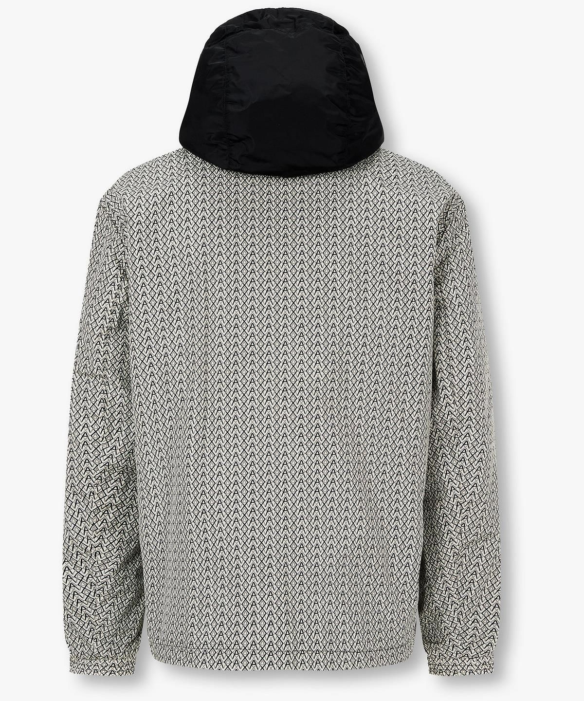 아르마니 익스체인지(ARMANI EXCHANGE) 남성 올오버 로고 리버서블 자켓 _크림_A416110005