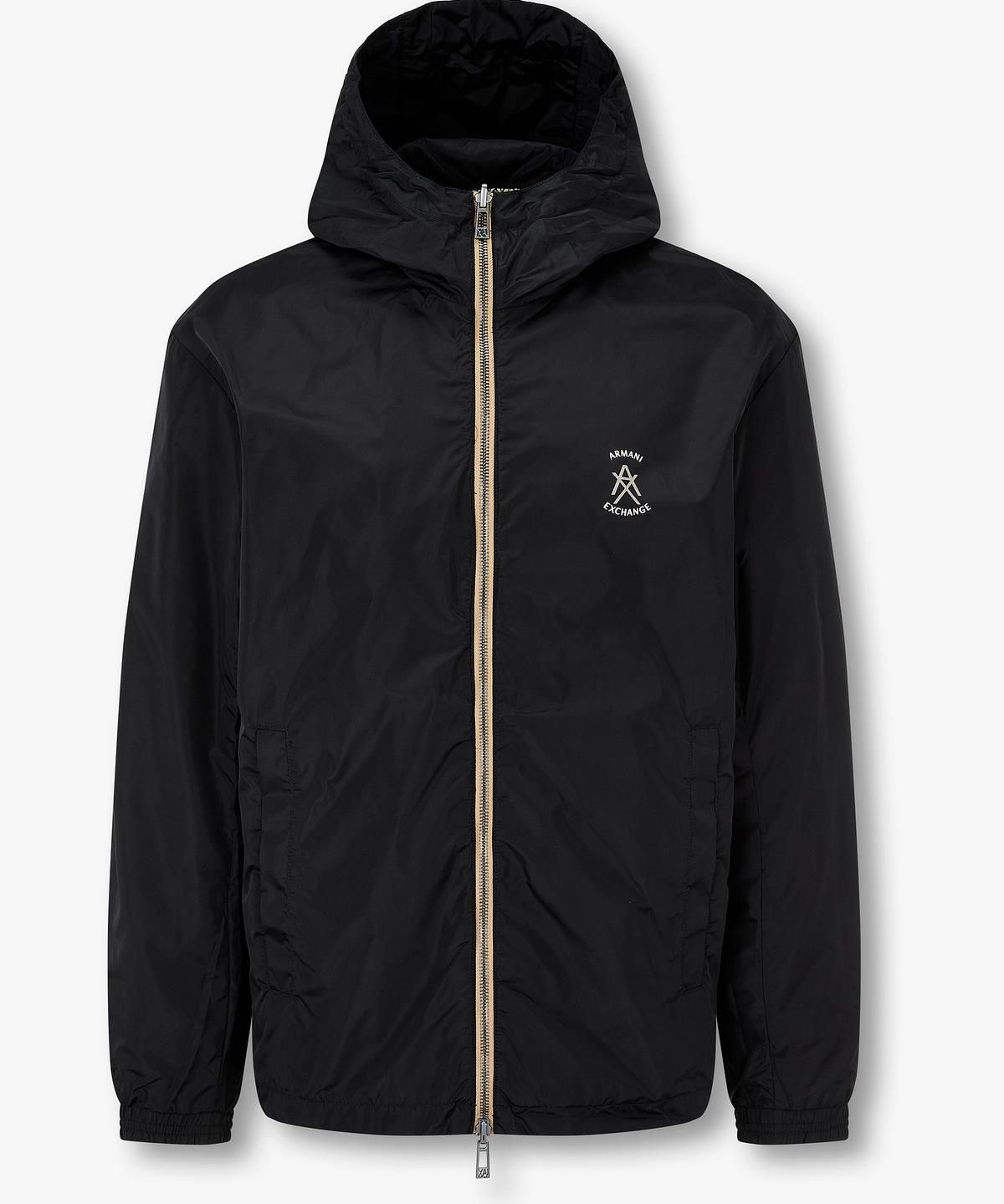 아르마니 익스체인지(ARMANI EXCHANGE) 남성 올오버 로고 리버서블 자켓 _크림_A416110005