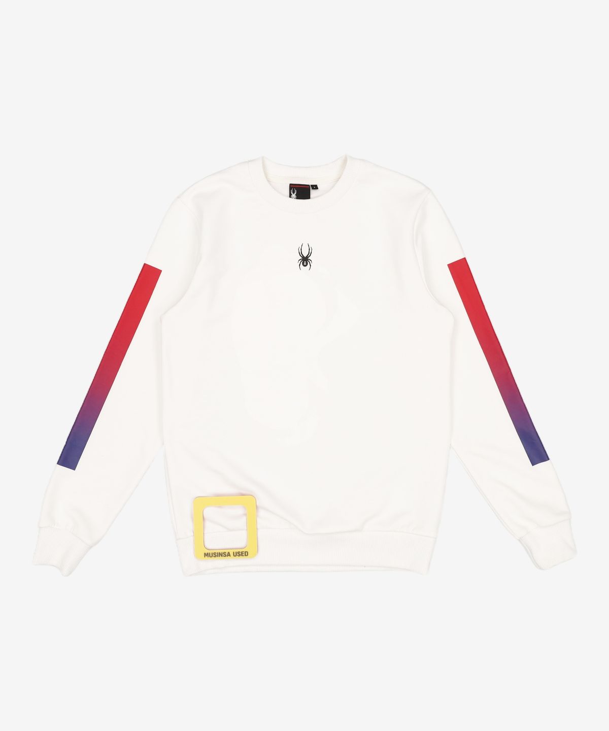 스파이더(SPYDER) 그라데이션블럭 스웨트셔츠 SPEFCNRL301UWHT S