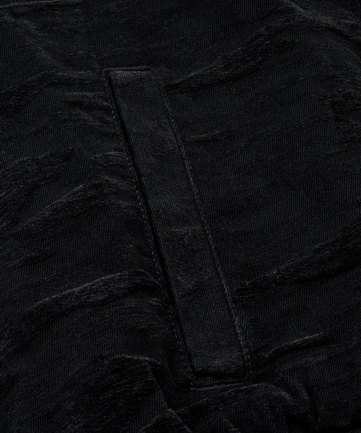 아르마니 익스체인지(ARMANI EXCHANGE) 남성 자카드 데님 블루종 자켓 _블랙_A416110002