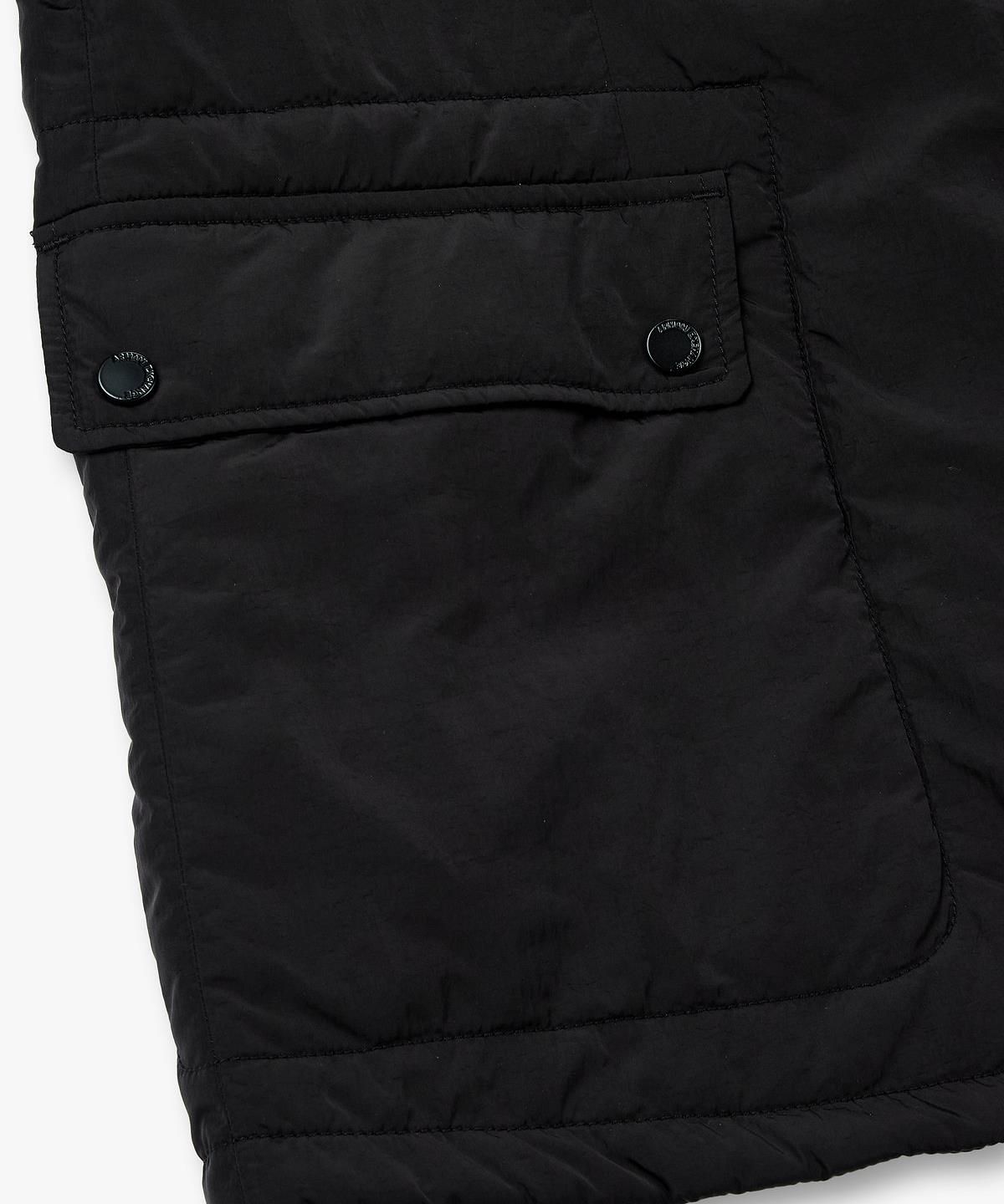 아르마니 익스체인지(ARMANI EXCHANGE) 남성 나일론 패디드 블레이저 _블랙_A416110001