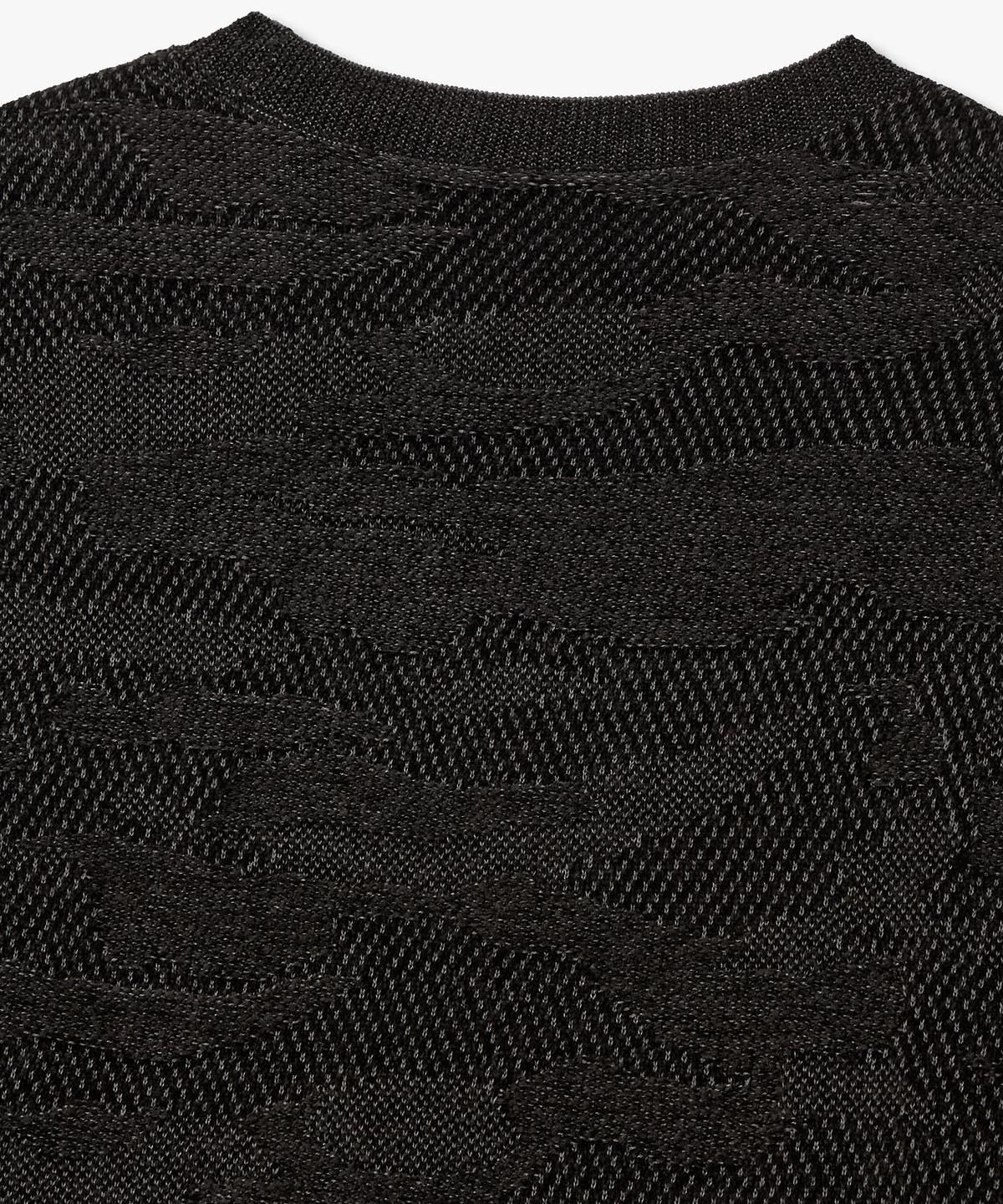 아르마니 익스체인지(ARMANI EXCHANGE) 남성 코튼 블렌드 니트 풀오버 _블랙_A416132007