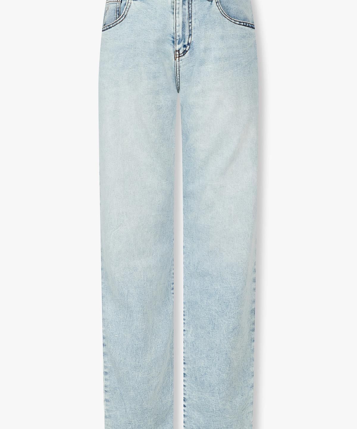 아르마니 익스체인지(ARMANI EXCHANGE) 남성 스트레치 컴포트 슬림 진 _라이트 블루_A416140003