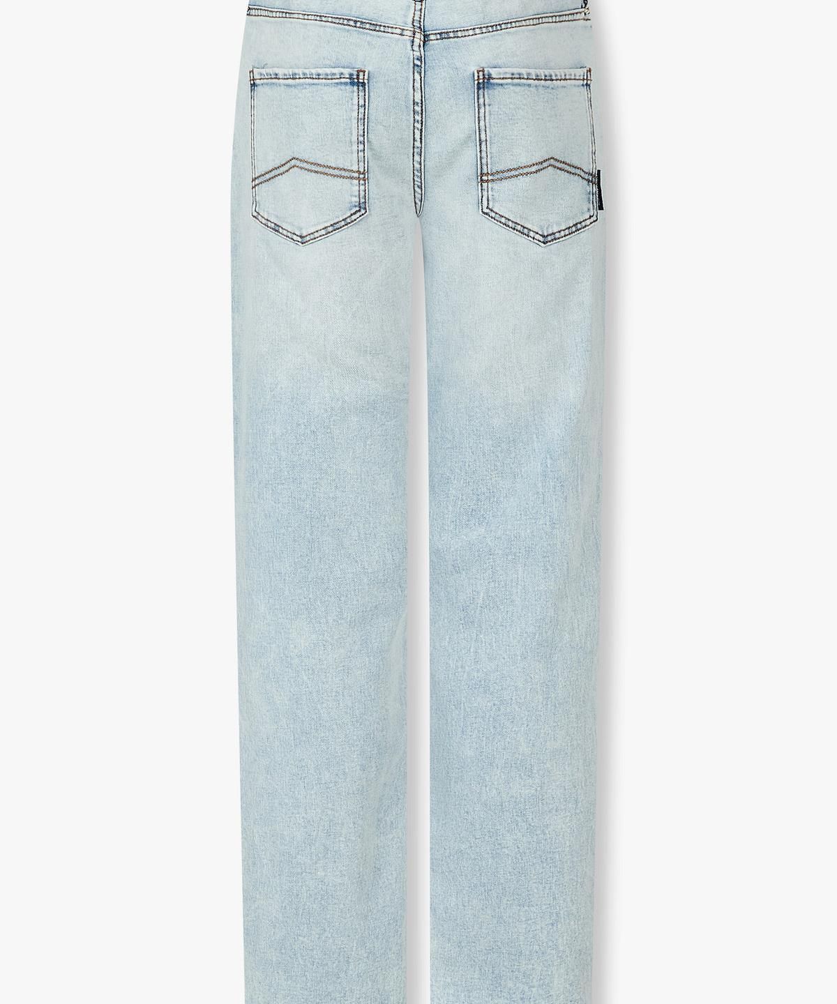 아르마니 익스체인지(ARMANI EXCHANGE) 남성 스트레치 컴포트 슬림 진 _라이트 블루_A416140003