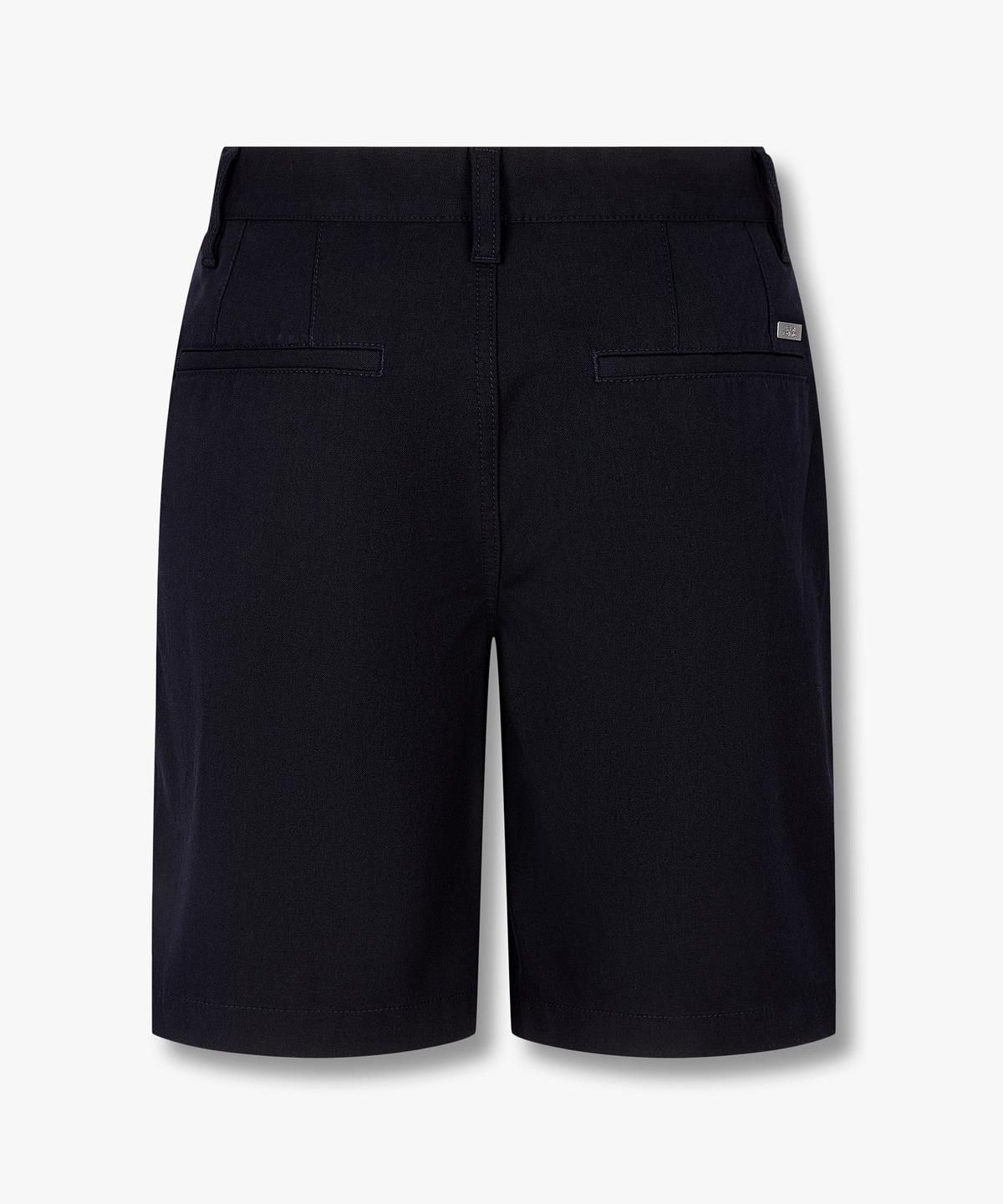 아르마니 익스체인지(ARMANI EXCHANGE) 남성 레이온 블렌드 스트레치 쇼츠 _네이비_A416142013