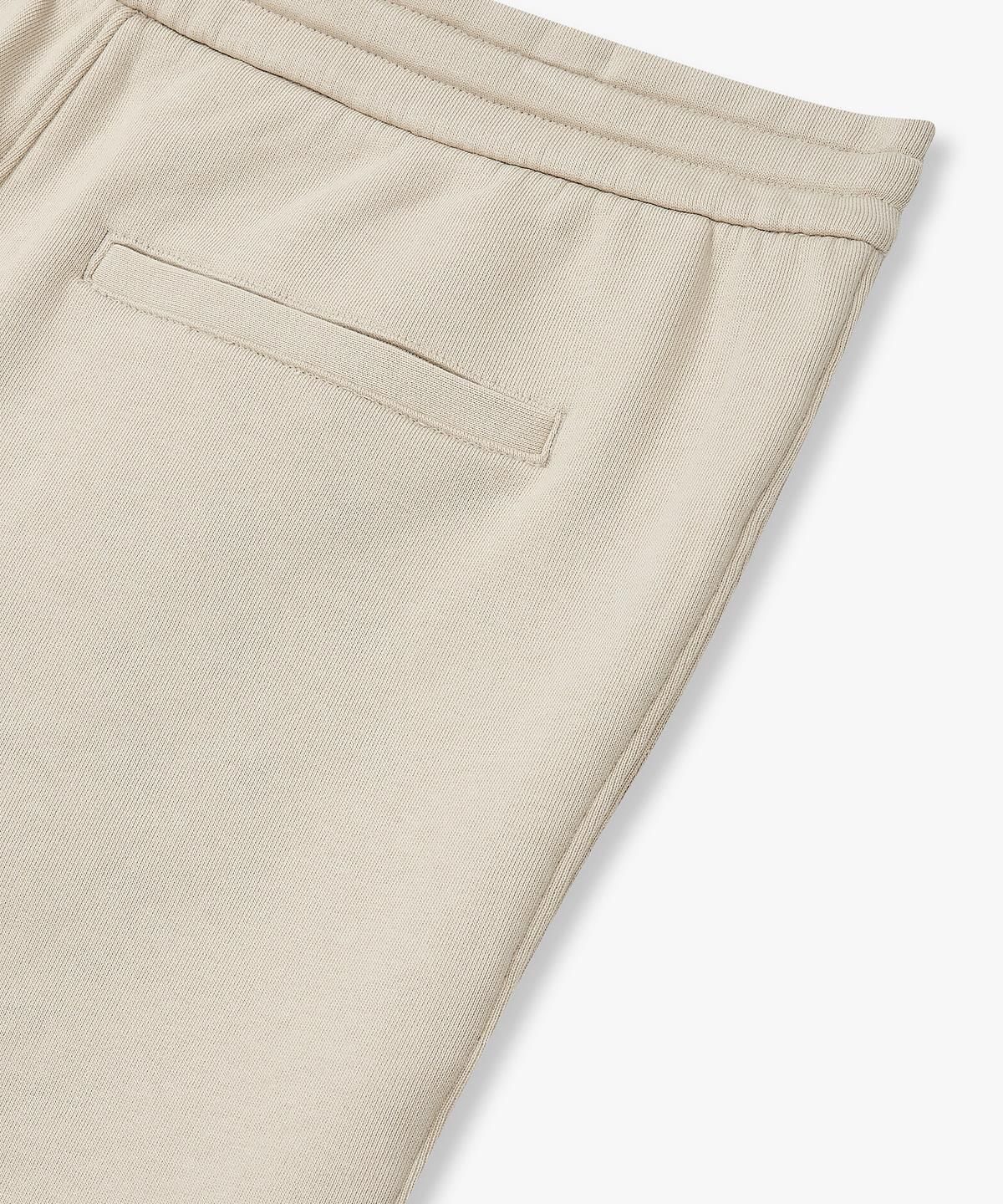 아르마니 익스체인지(ARMANI EXCHANGE) 남성 로고 자수 드로스트링 쇼츠 _베이지_A416142014
