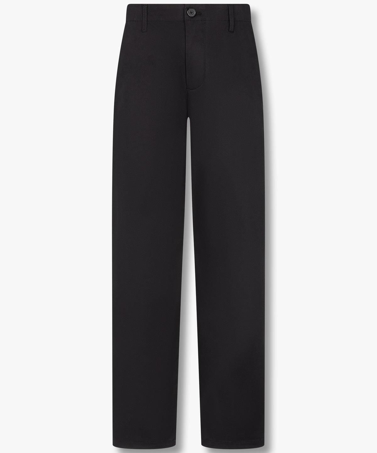 아르마니 익스체인지(ARMANI EXCHANGE) 남성 백 메탈 로고 스트레치 코튼 팬츠 _블랙_A414342002