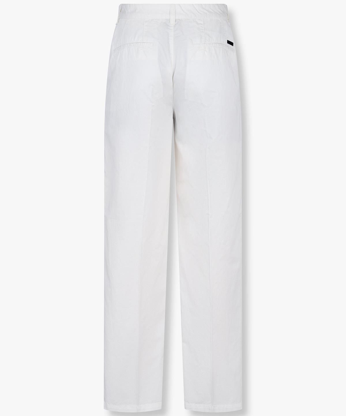 아르마니 익스체인지(ARMANI EXCHANGE) 남성 백 로고 패치 치노 팬츠 _오프 화이트_A415142010