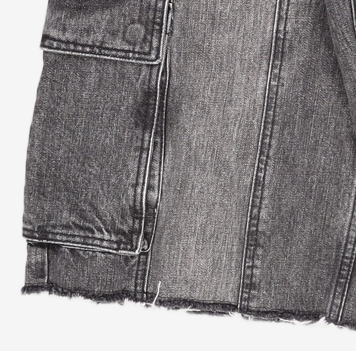 기철(KICHUL) BIKER CARGO SHORTS (BLACK) S