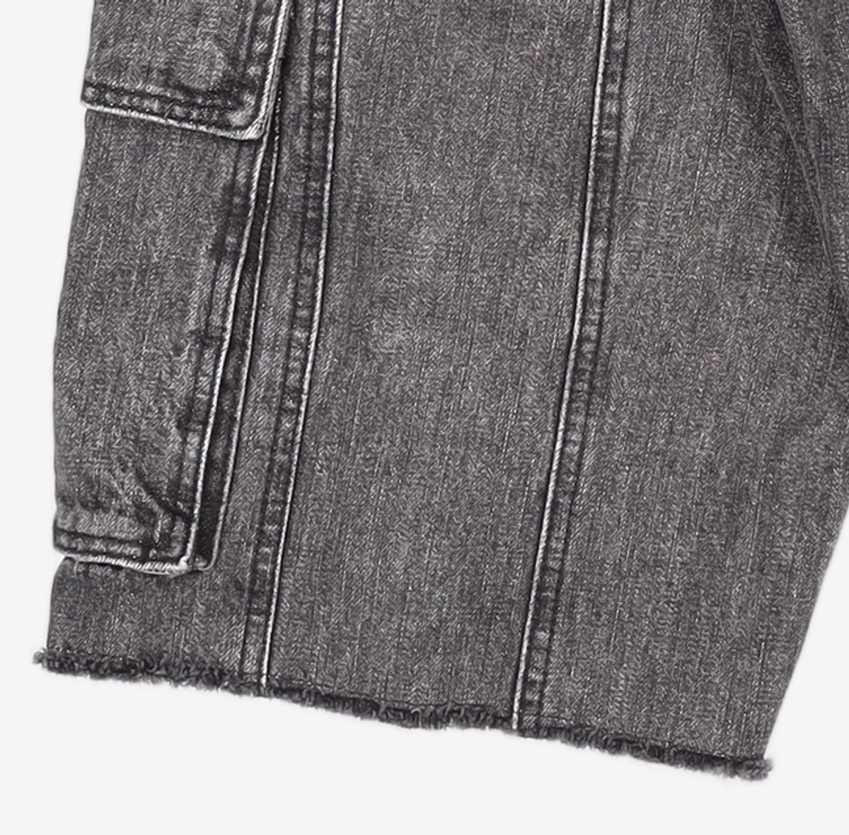 기철(KICHUL) BIKER CARGO SHORTS (BLACK) S