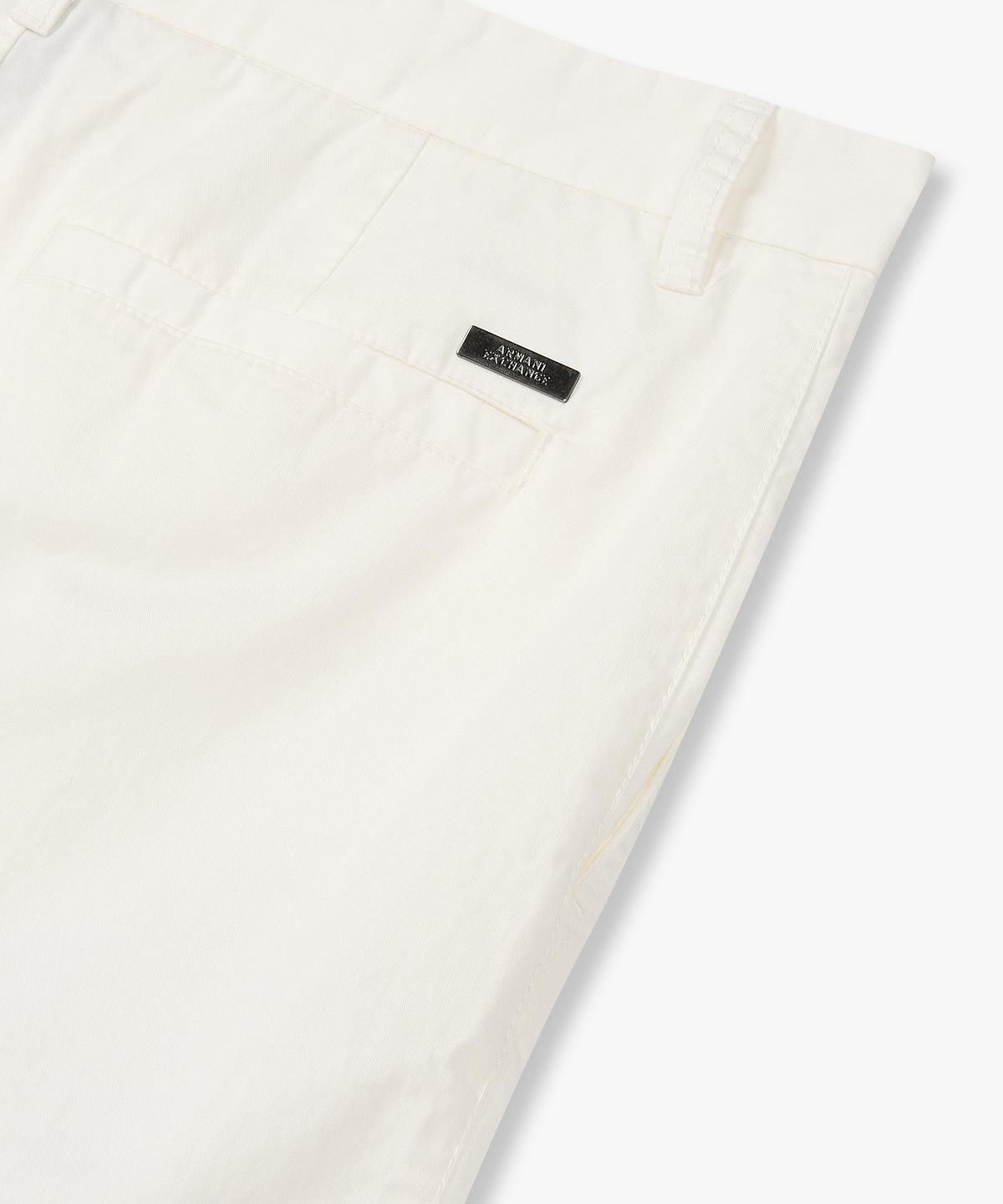 아르마니 익스체인지(ARMANI EXCHANGE) 남성 원 턱 플리티드 치노 팬츠 _오프 화이트_A416142006
