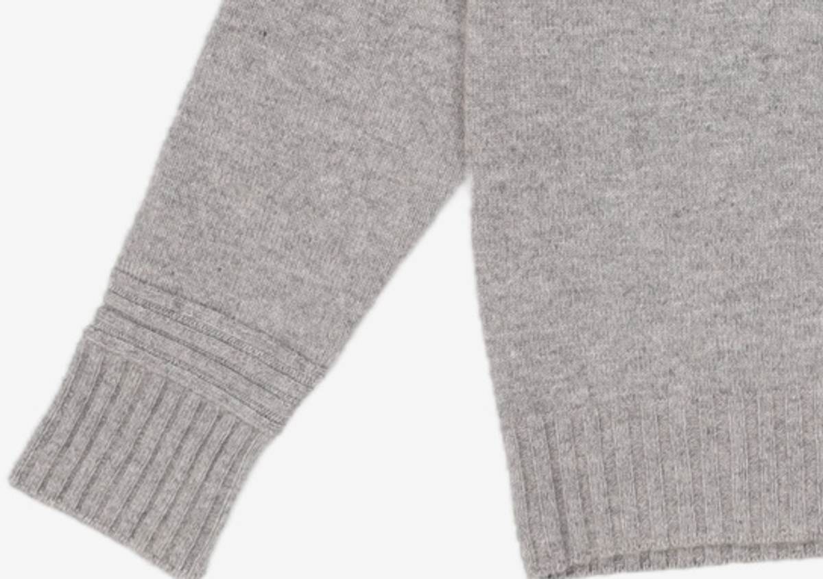 유스(YOUTH) Cashmere Cricket Knit - Melange Grey M