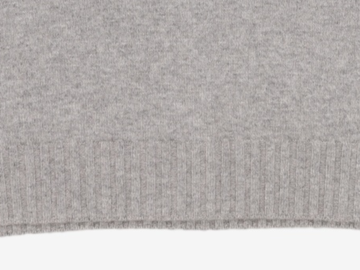유스(YOUTH) Cashmere Cricket Knit - Melange Grey M
