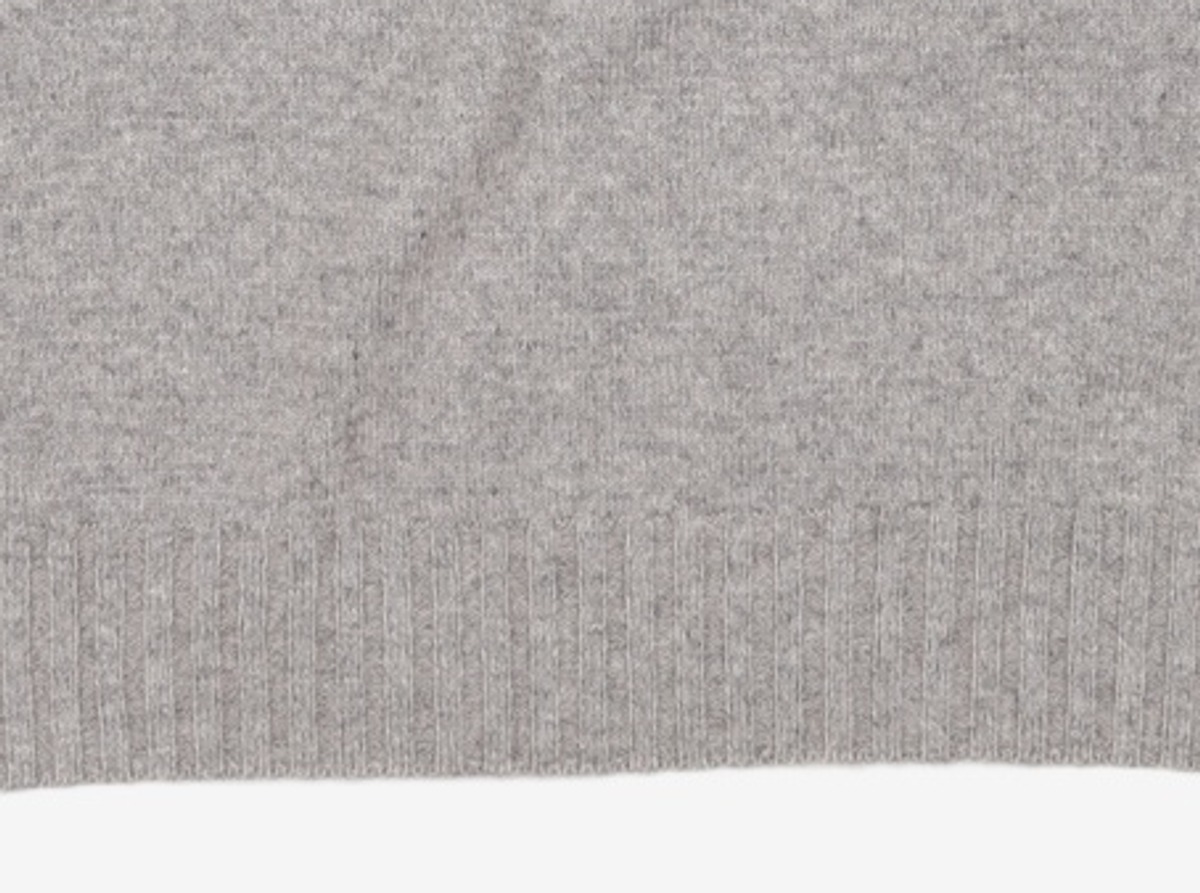 유스(YOUTH) Cashmere Cricket Knit - Melange Grey M