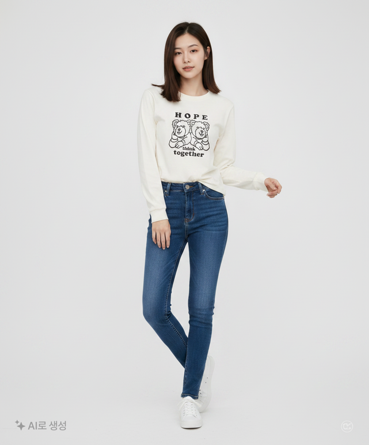 어피스오브케이크(APIECEOFCAKE) 긴소매 티셔츠 S