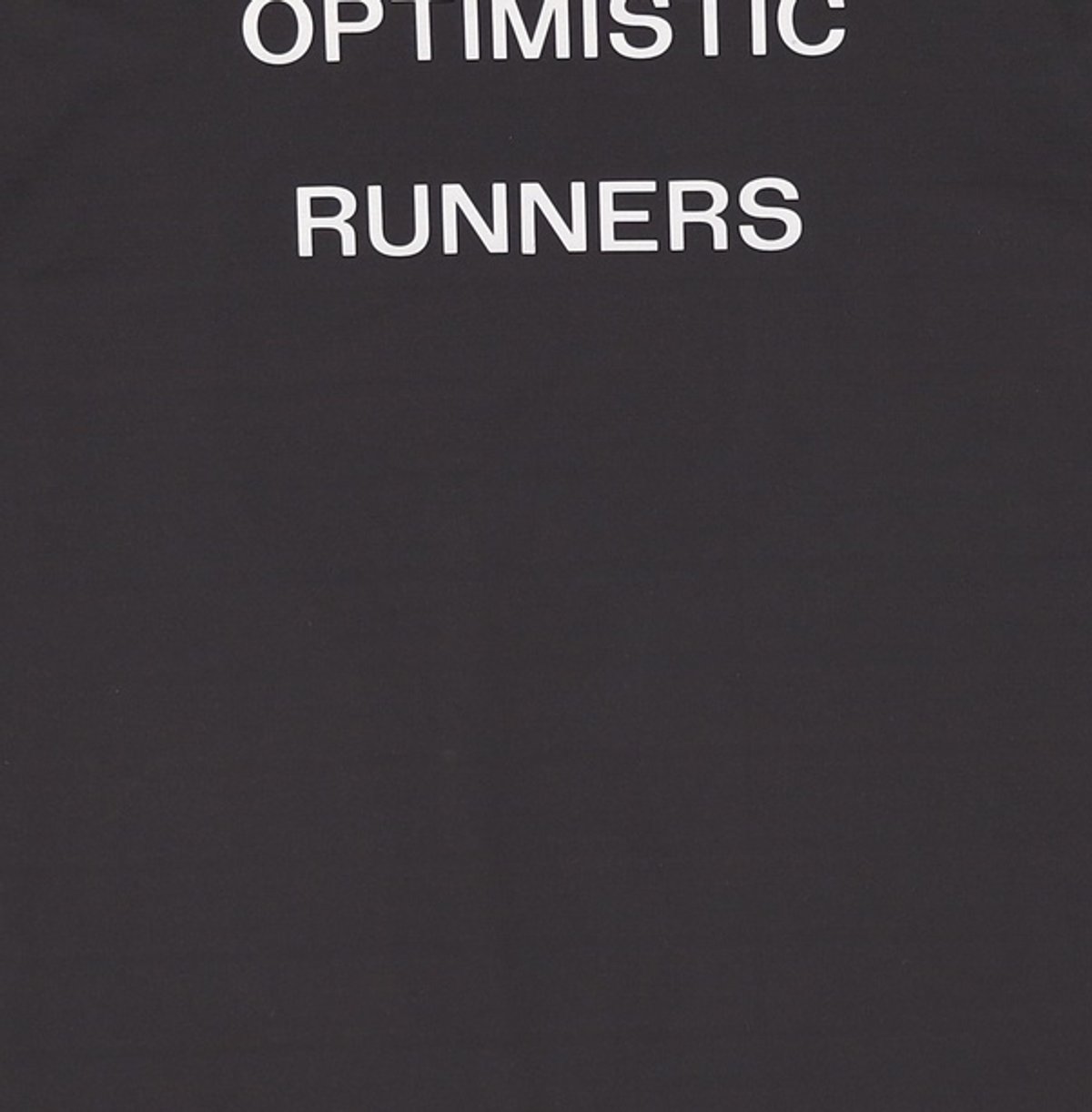 옵티미스틱 러너스(Optimistic Runners) 반소매 티셔츠 M