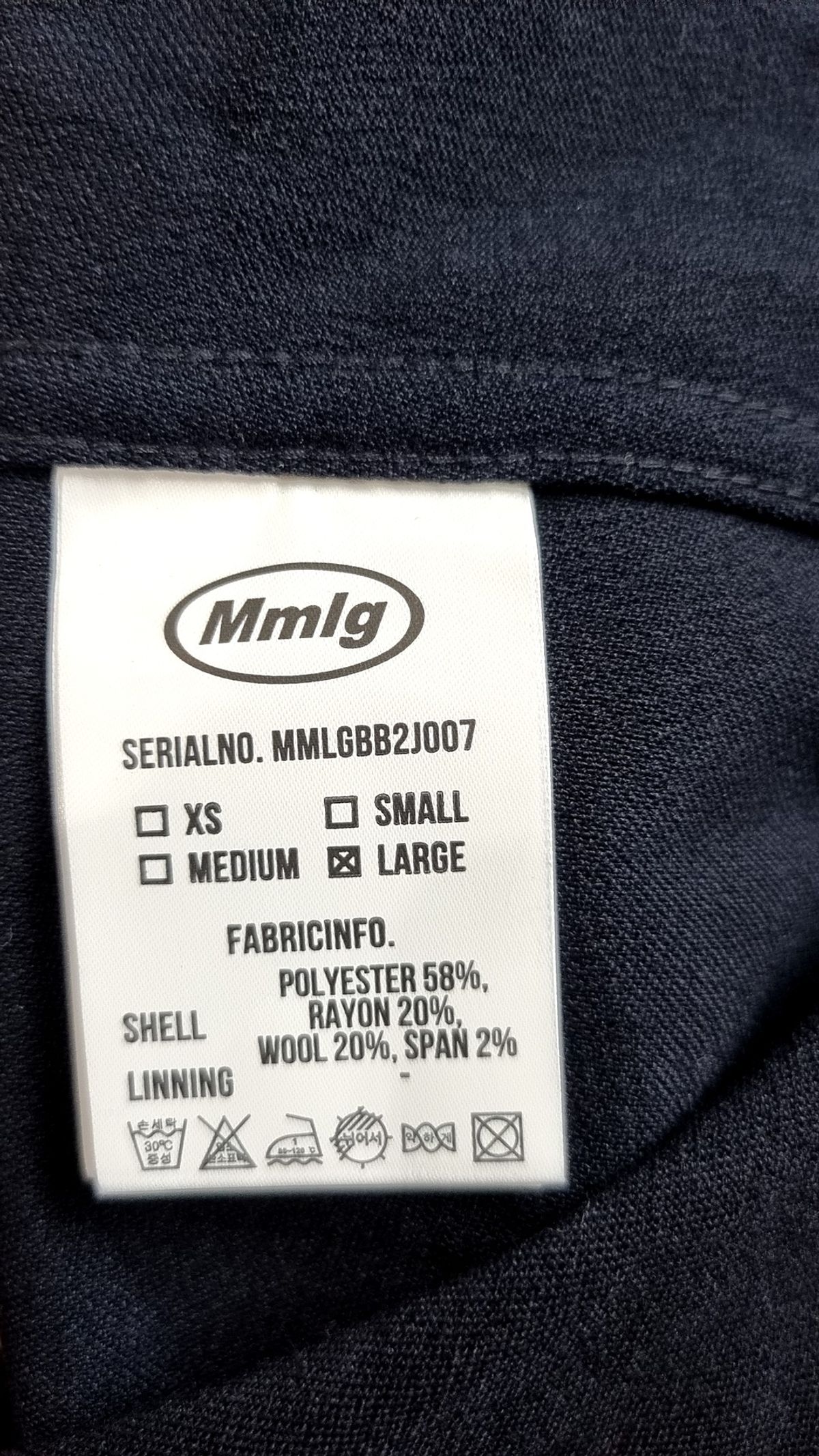 엠엠엘지(MMLG) [Mmlg] CLUB WETHER PARKA (NAVY) L