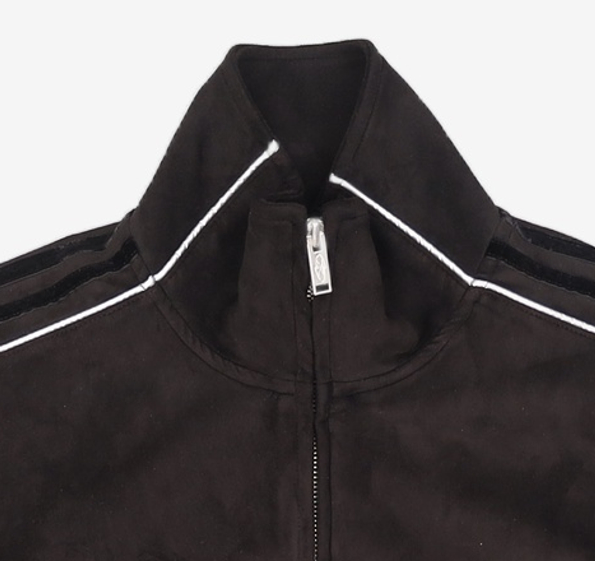 본투윈(BORN TO WIN) SUEDE SILVER LINE JERSEY JACKET [BLACK] M