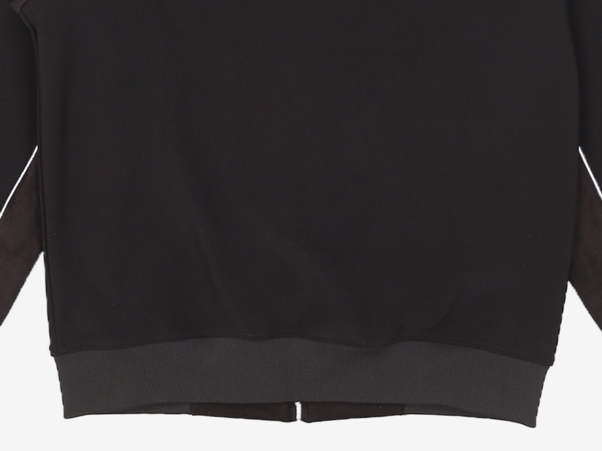 본투윈(BORN TO WIN) SUEDE SILVER LINE JERSEY JACKET [BLACK] M