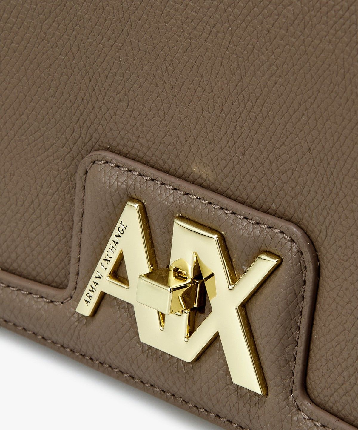 아르마니 익스체인지(ARMANI EXCHANGE) 여성 로고 클로저 그레이니 스몰 크로스바디백 _세피아_A424370504