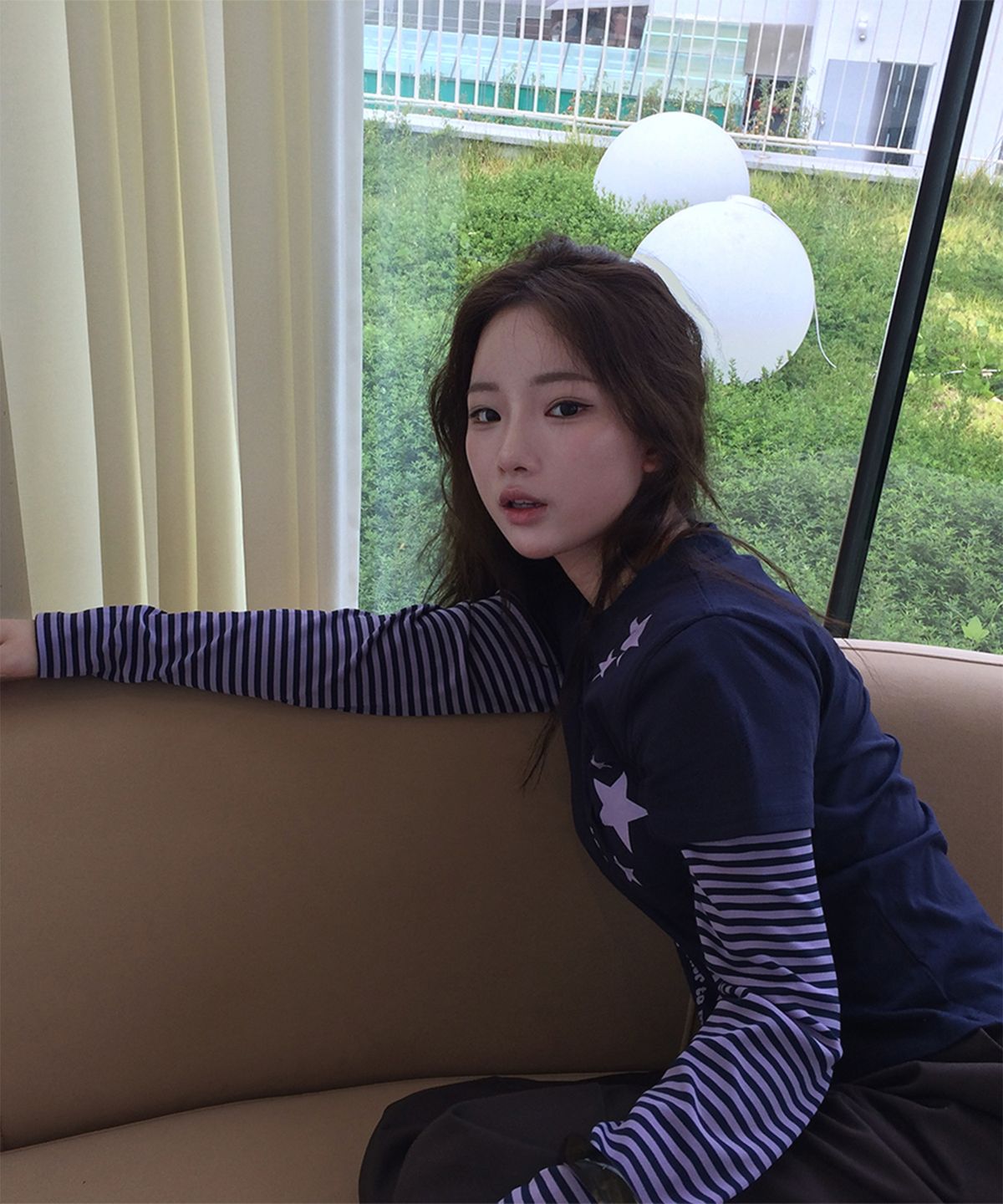 케이케이이이이(KKEEE) 문 러브 스타 레이어드 긴팔티(3color)