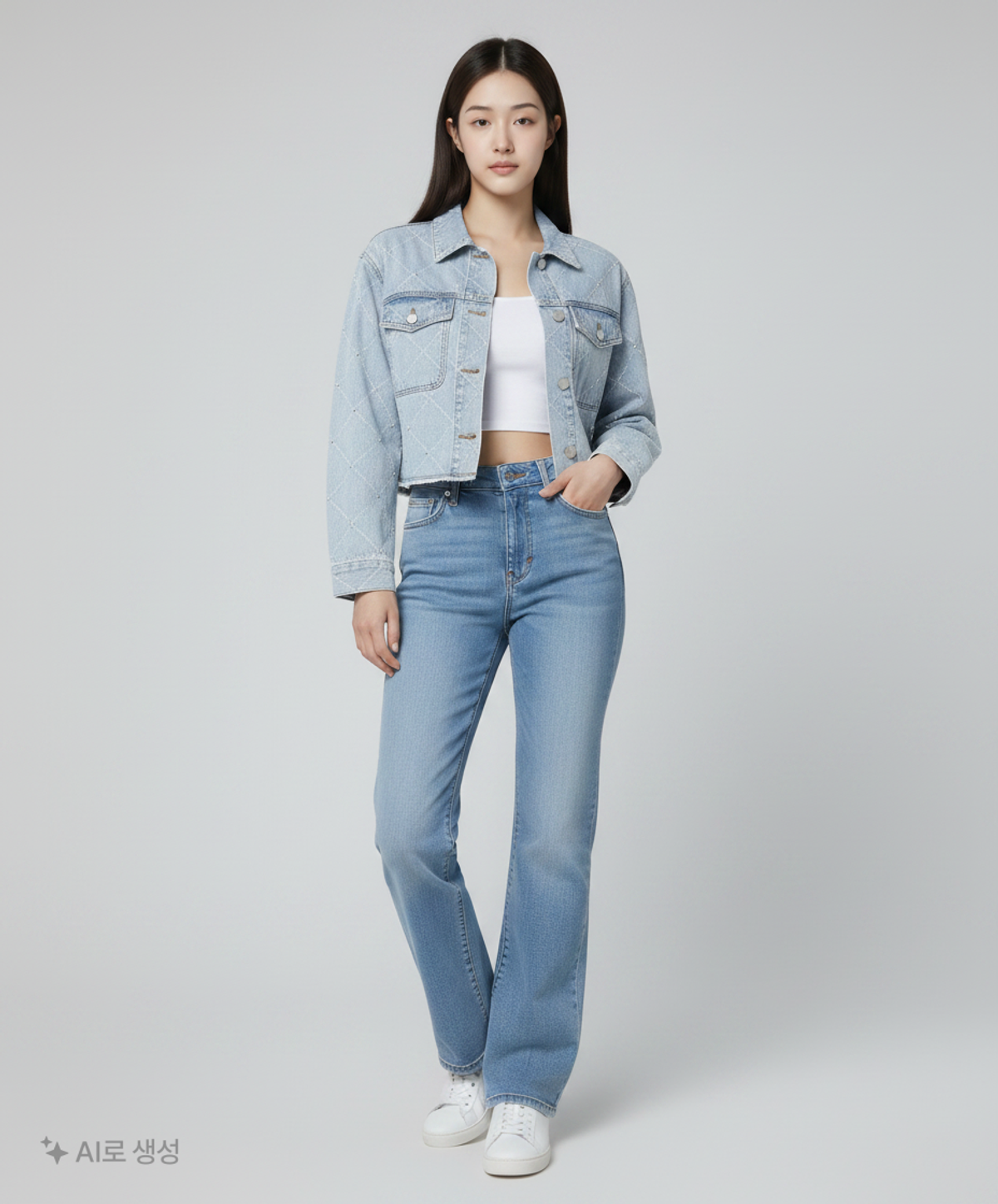 칼 라거펠트(KARL LAGERFELD) 데님/트러커 재킷 95