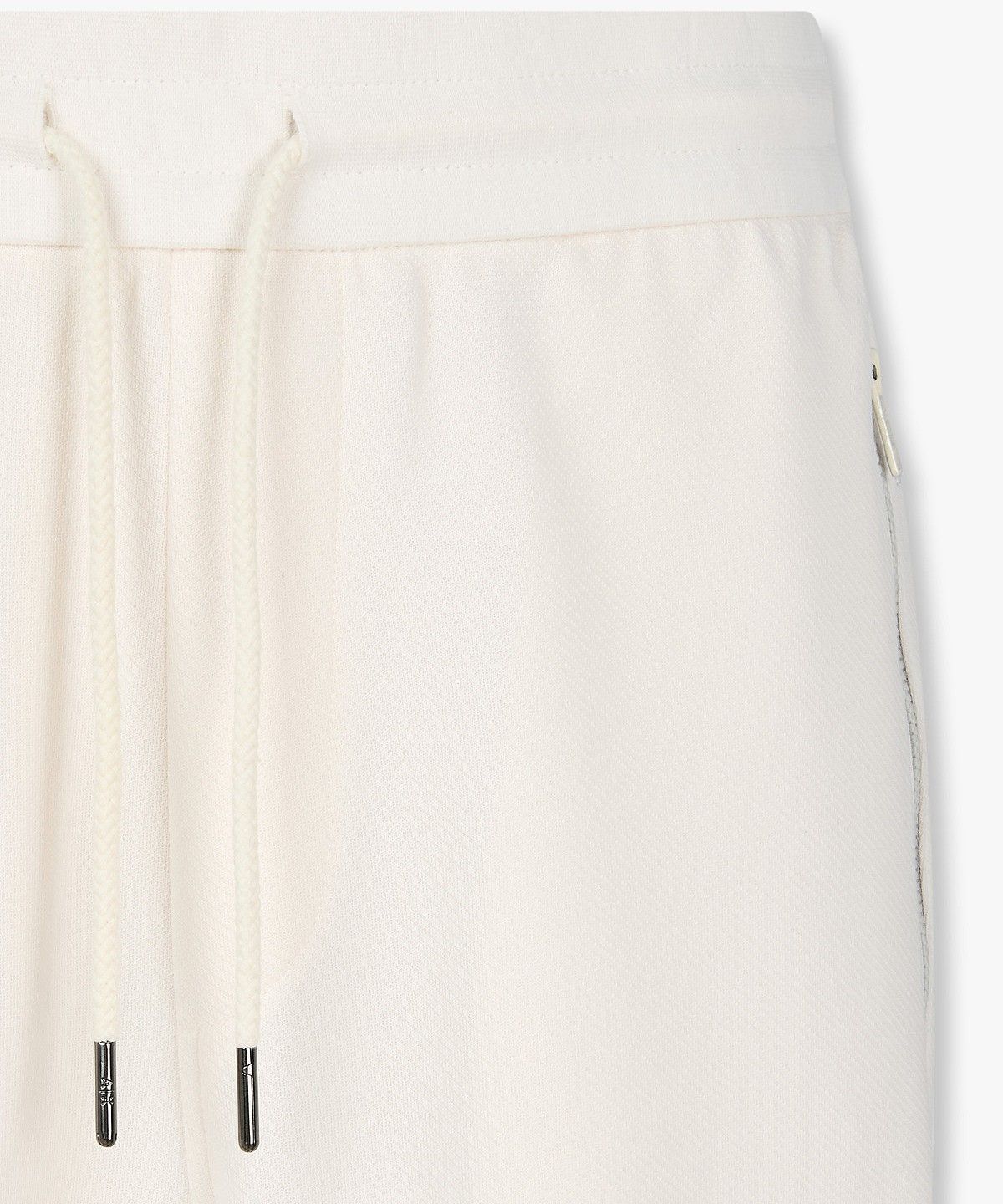 아르마니 익스체인지(ARMANI EXCHANGE) 남성 로고 패치 스트링 조거 팬츠 _크림_A416142004