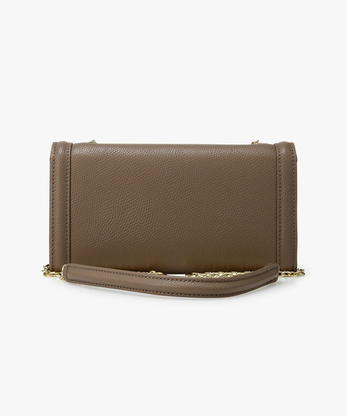 아르마니 익스체인지(ARMANI EXCHANGE) 여성 메탈 로고 그레이니 체인 월렛 _세피아_A424370503