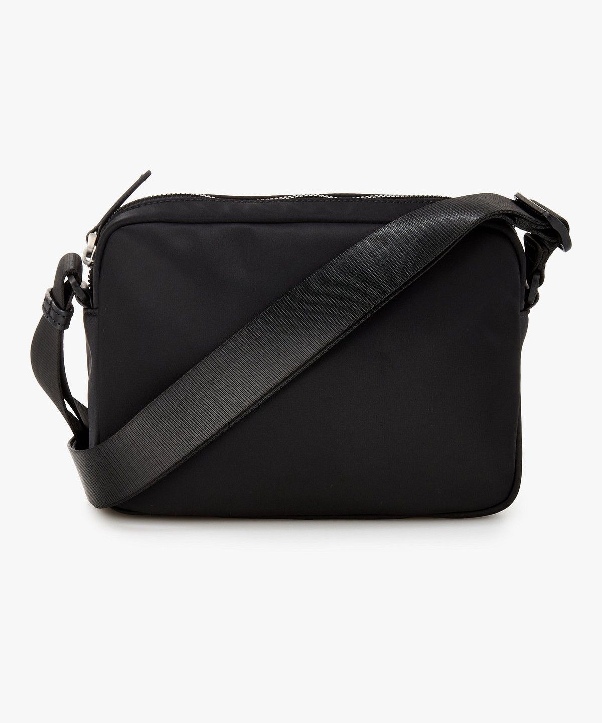 아르마니 익스체인지(ARMANI EXCHANGE) 남성 메탈 로고 나일론 크로스바디백 _블랙_A416170002