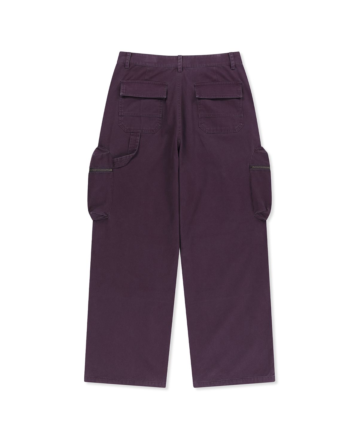 마뗑킴(MATIN KIM) VOLUME TUCK CARGO PANTS IN PURPLE